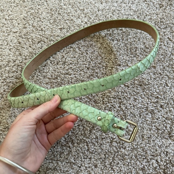 Ann Taylor Leather Texture Belt - Picture 1 of 4